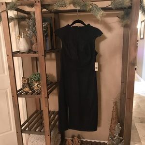 Denim Calf Length Dress